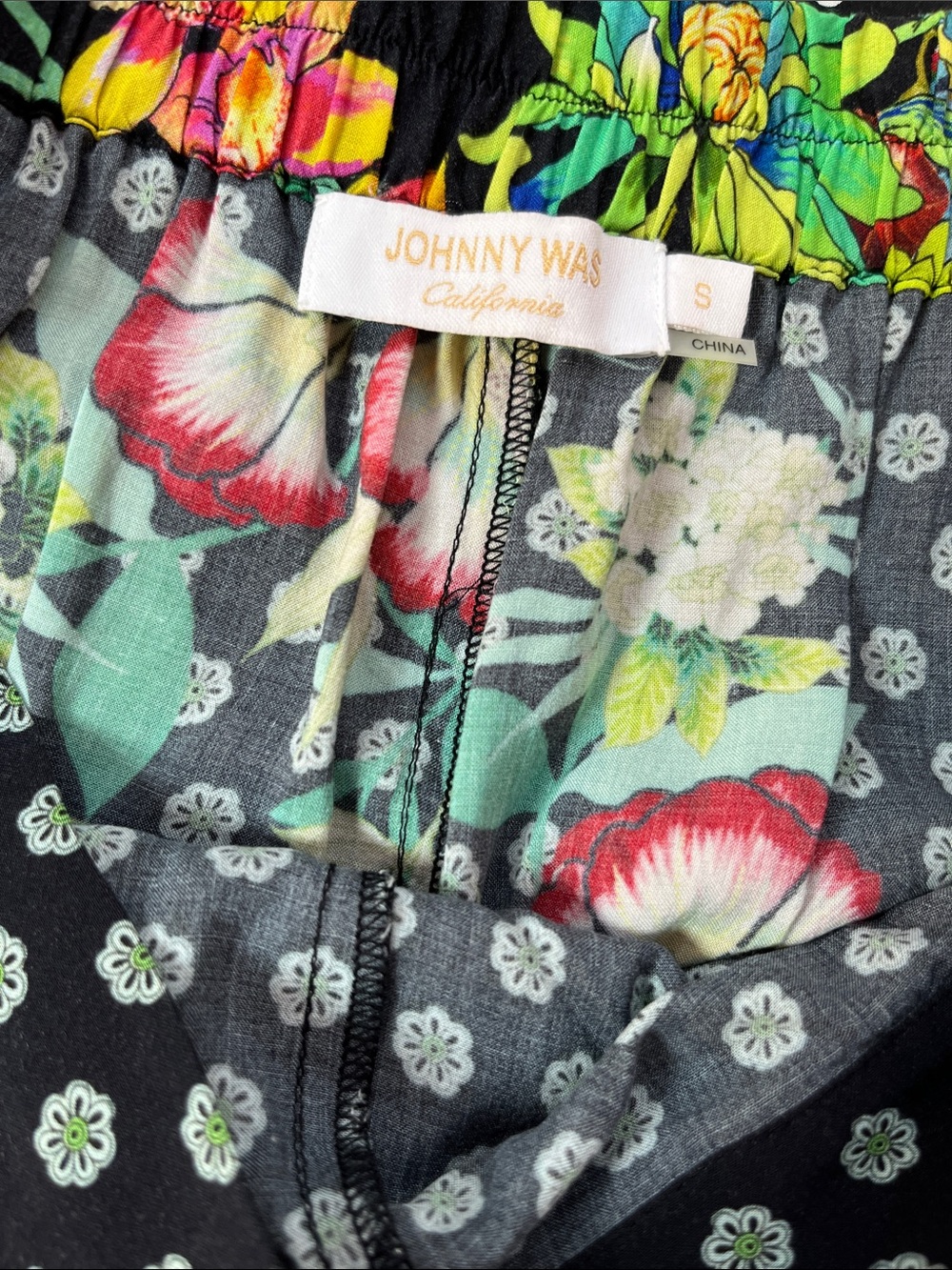 Johnny Was Dream Printed Split Pants EUC - Picture 9 of 9